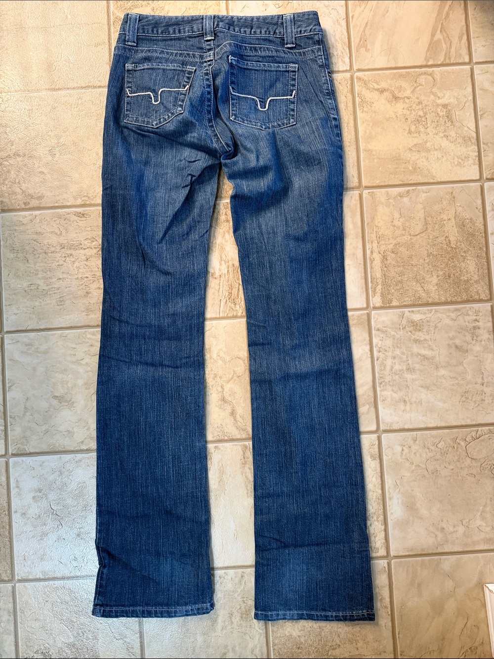Kimes Jeans, Jolene Women’s Dark Blue Straight-Leg Jeans - Picture 2 of 3